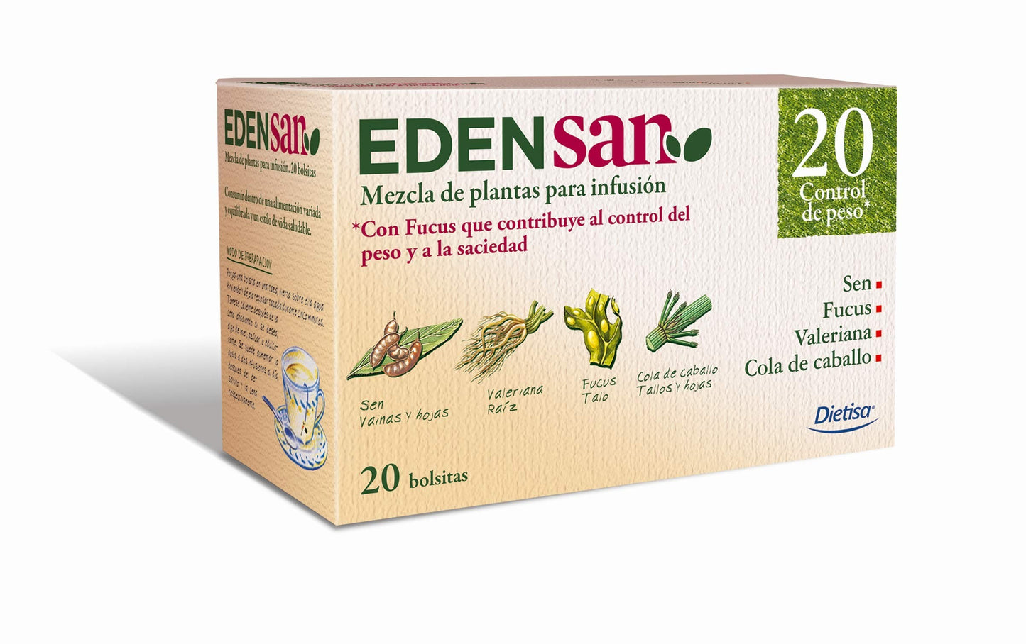 Edensan Infusión 20 Peso 20 Sobres-1