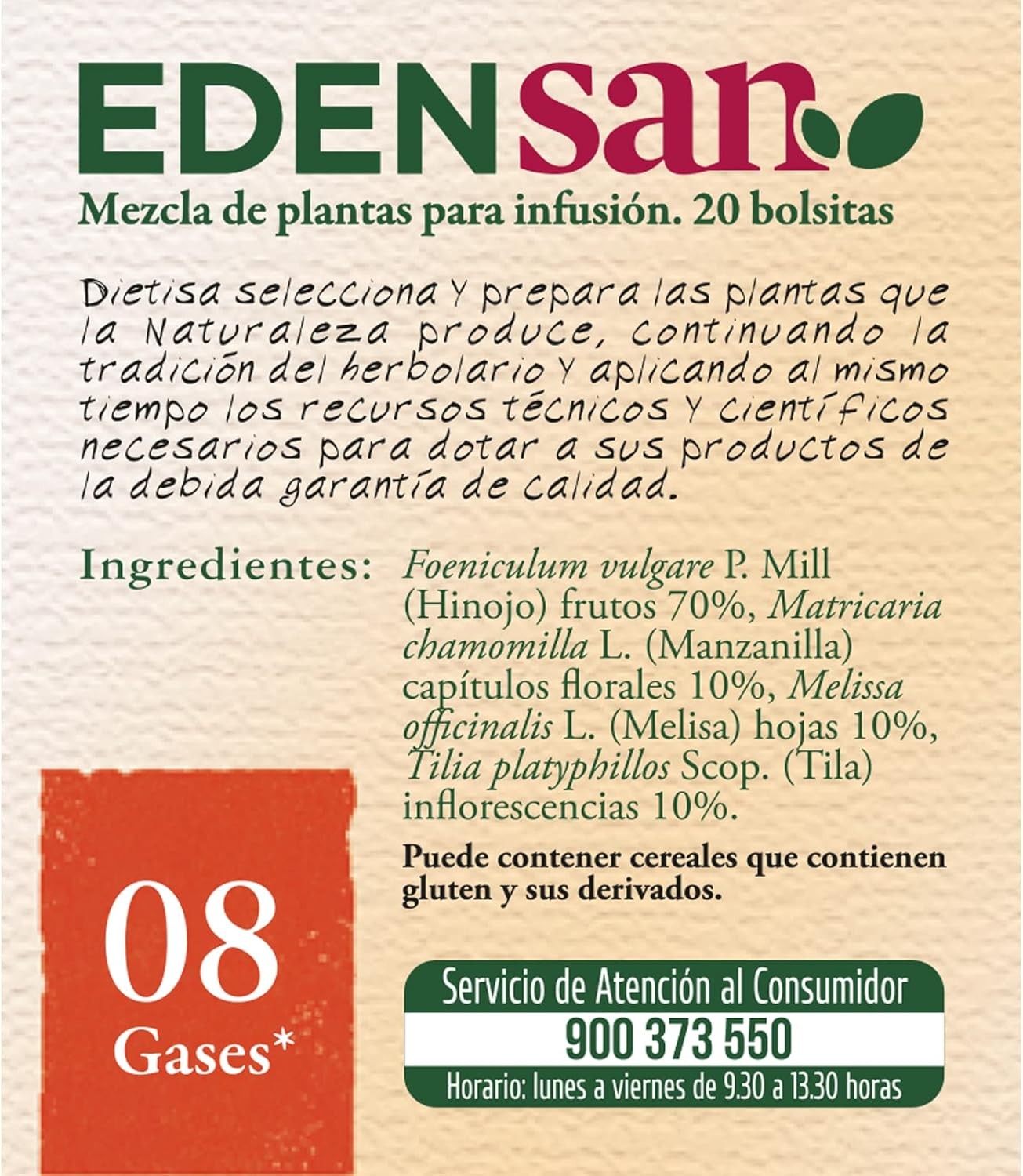 Edensan Infusión 08 Gases 20 Sobres-3