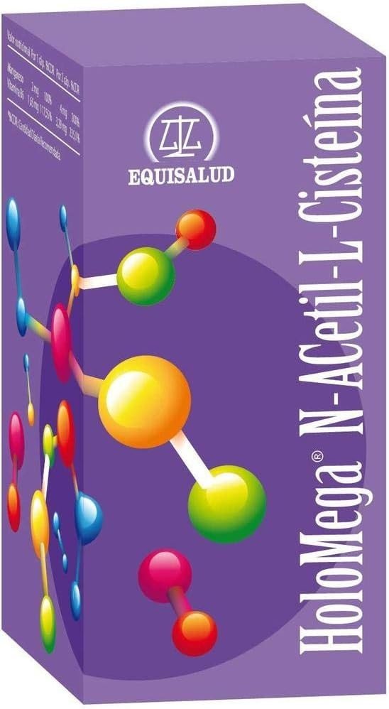 Equisalud Holomega N-Acetil- L-Cisteína 50 Cápsulas-2