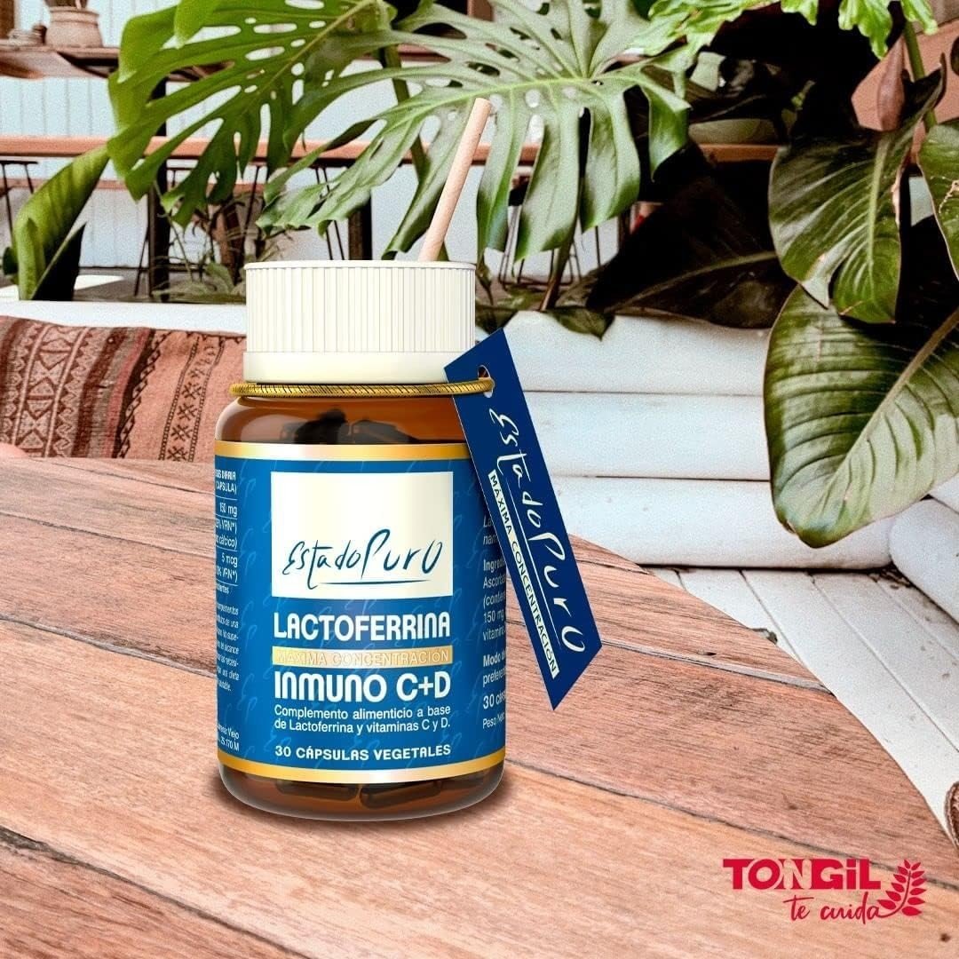 Estado Puro Lactoferrina Inmuno C+D 30 Cápsulas-2