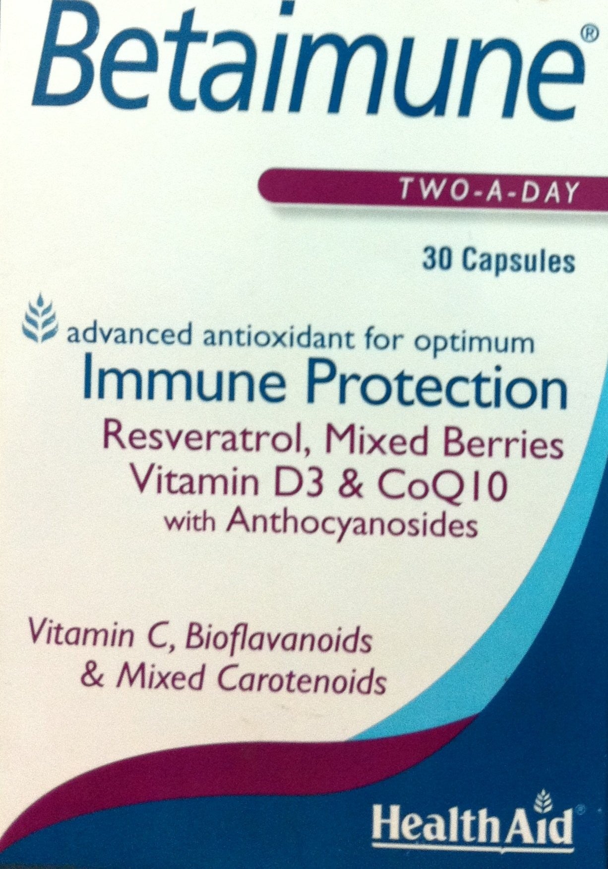 Health Aid Betaimune 30 Cápsulas-1