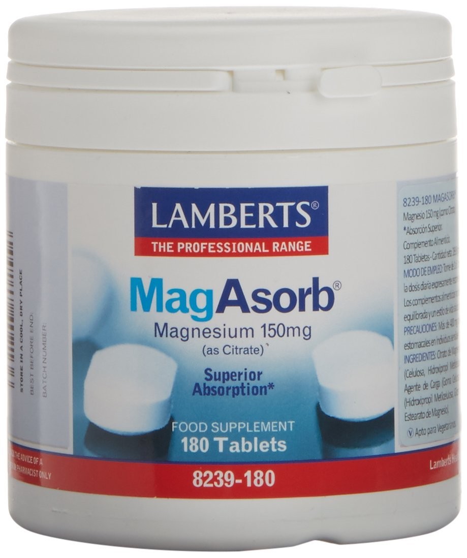 Lamberts MagAsorb 180 Tabletas-1