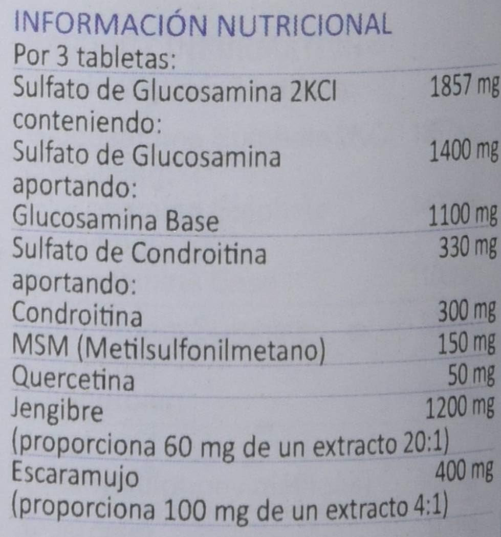Lamberts Glucosamina Completa 120 Tabletas-2