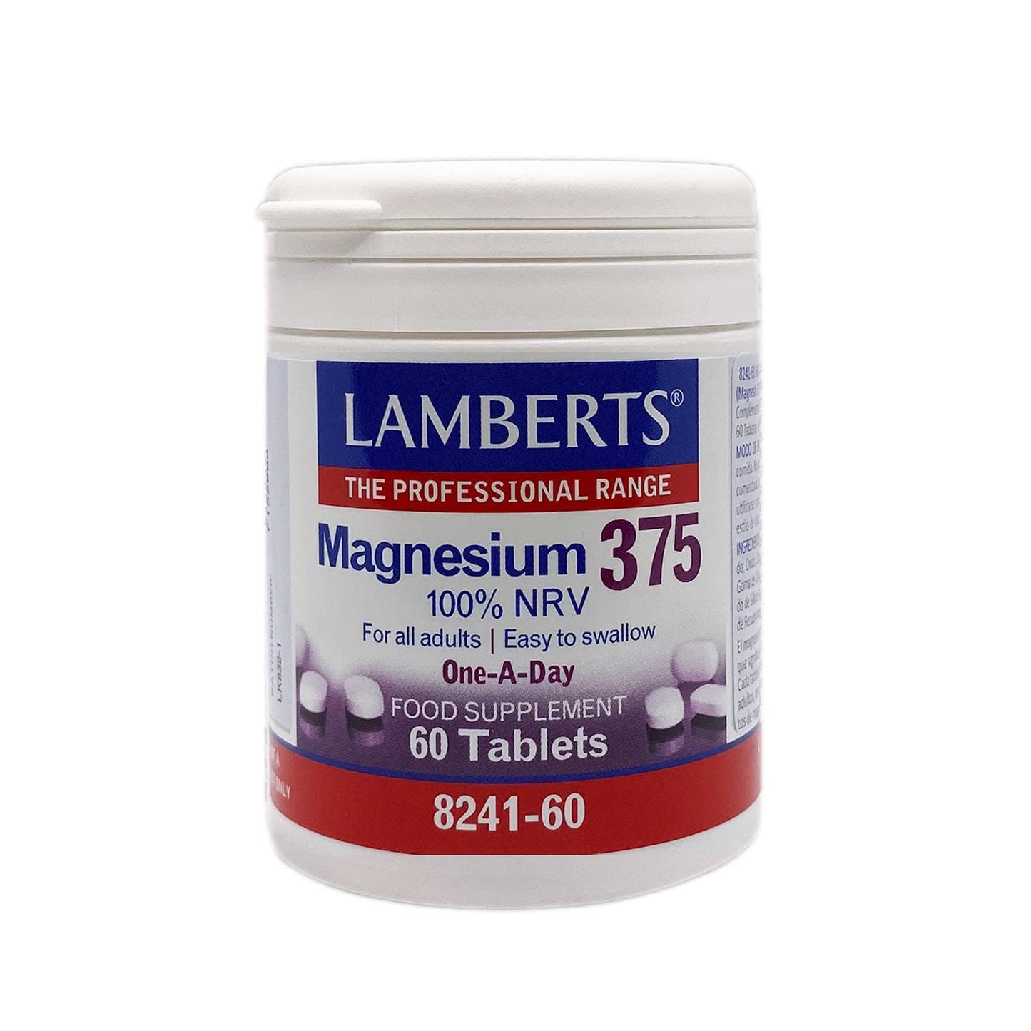Lamberts Magnesio 375 60 Tabletas-1