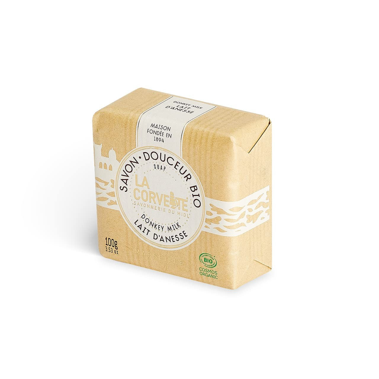 Le Corvette Jabón Leche de Burra Bio 100 g-1