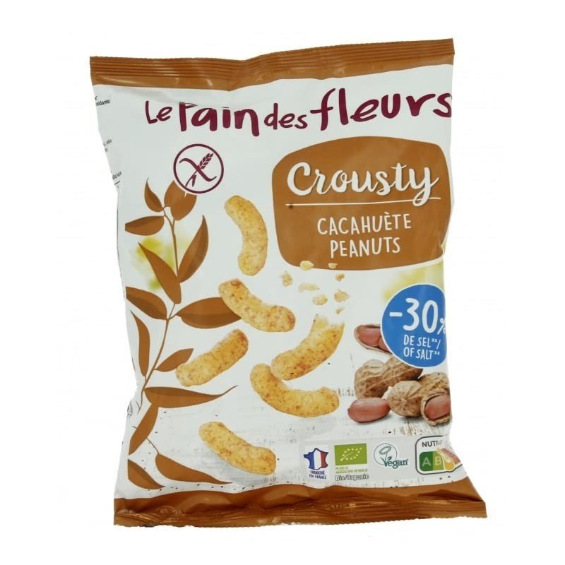 Le Pain Des Fleurs Ganchito Crousty Cacahuete Bio 75 g-1