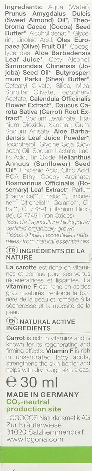 Logona Crema Zanahoria Vitamina F Iluminadora 30 ml-3