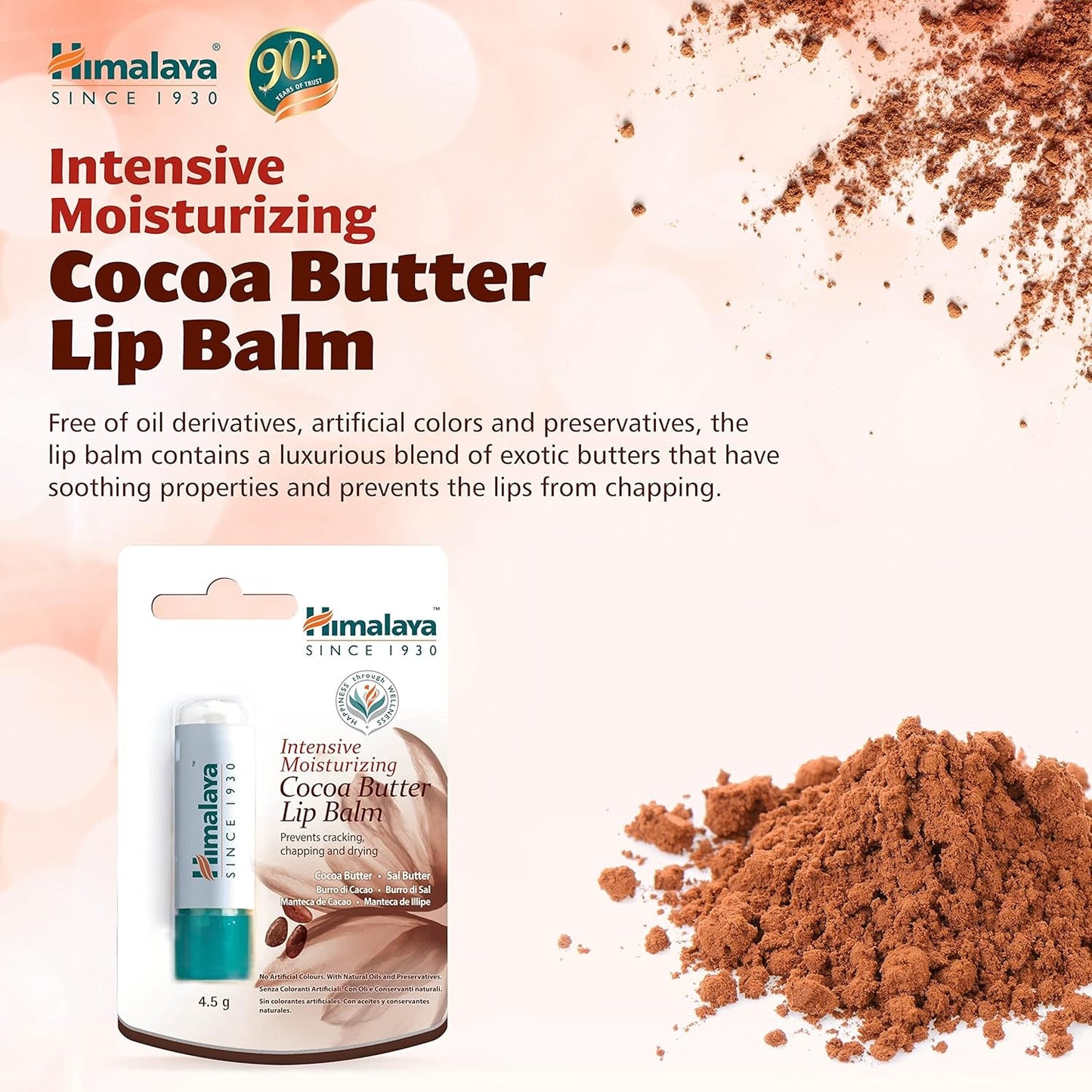 Himalaya Bálsamo Labial Manteca Cacao 4,5 g-5