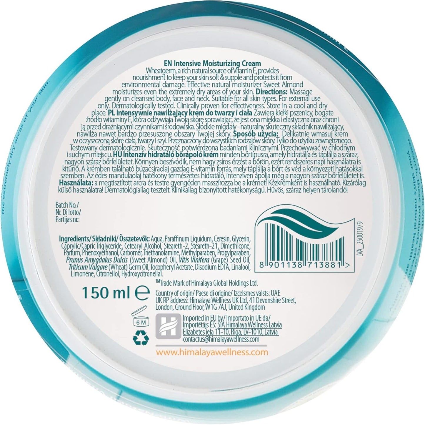 Himalaya Crema Multiuso Hidratante Intensa 150 ml-2