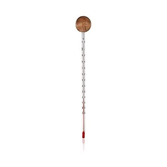 Khadi Termómetro Analógico Cristal Madera Sin Mercurio 1 Unidad-1