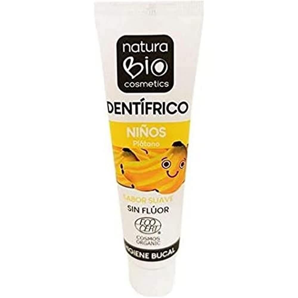 Naturabio Dentífrico Niños Plátano Sin Flúor 50 ml-1