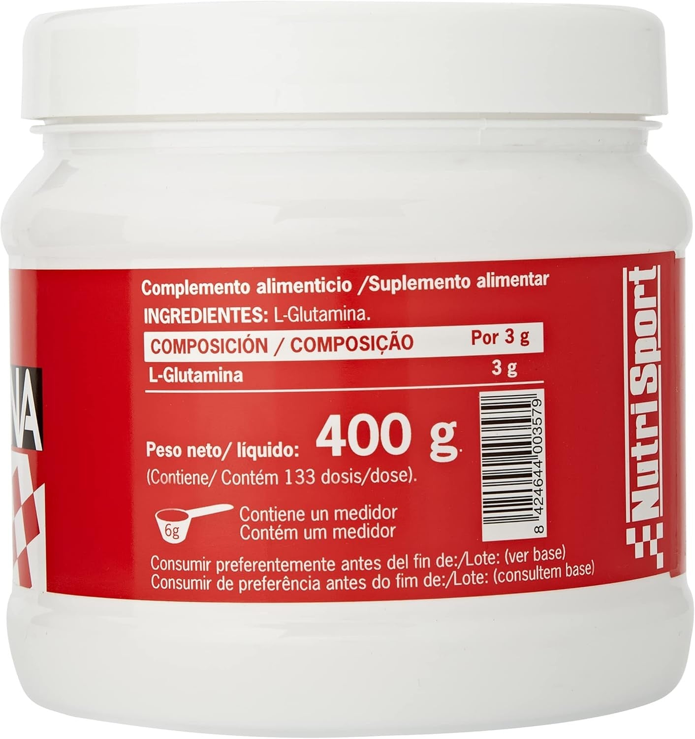 Nutrisport L-Glutamina Polvo 400 g-5