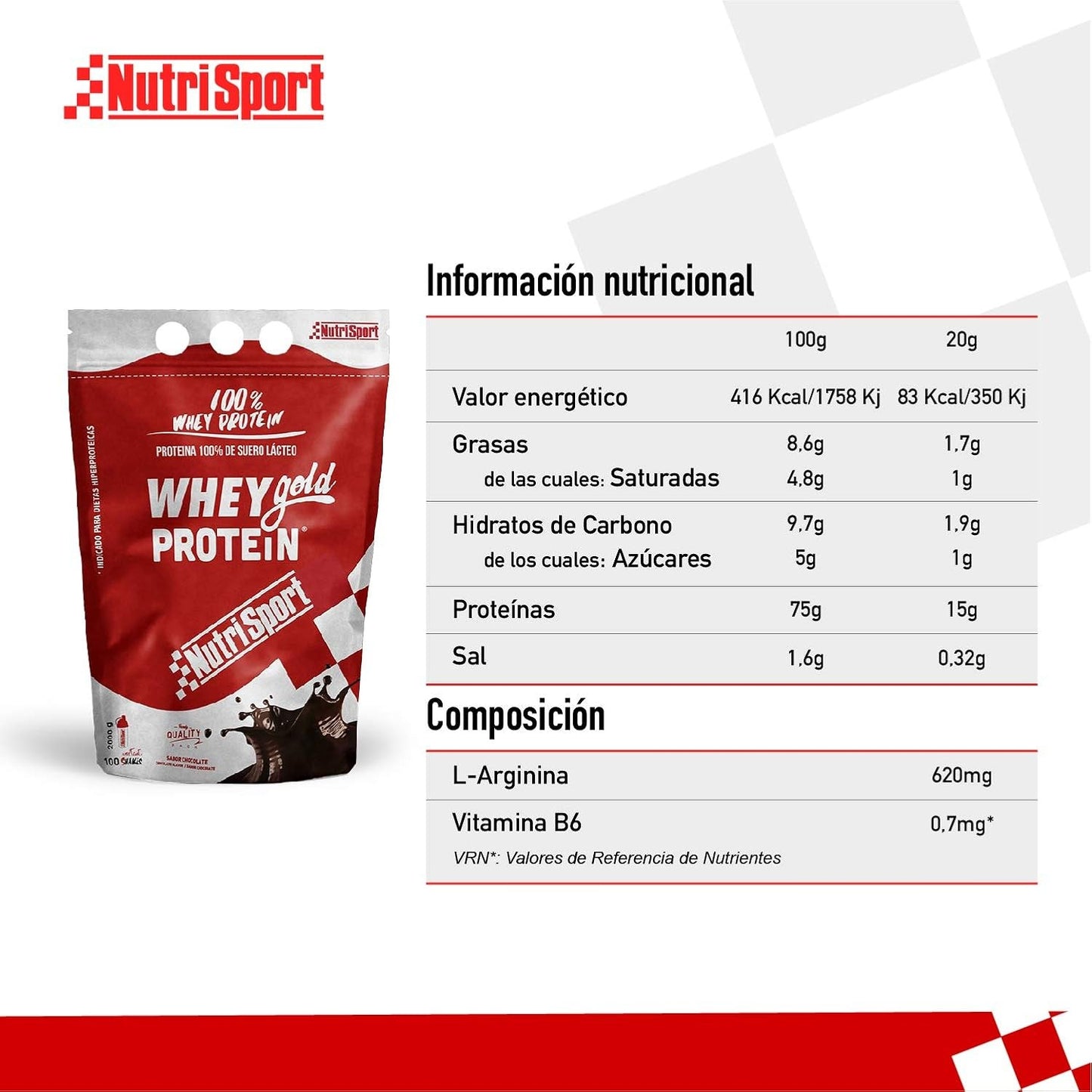 Nutrisport Whey Gold Protein Chocolate 500 g-3