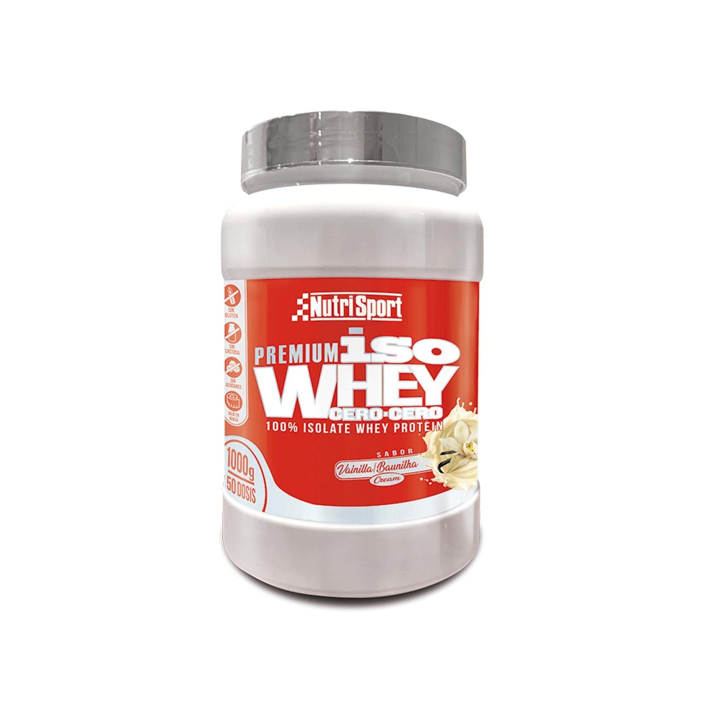 Nutrisport Iso Whey Cero-Cero Vainilla 1 kg-1