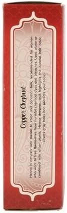 Radhe Shyam Henna Castaño Cobrizo Polvo 100 g-3
