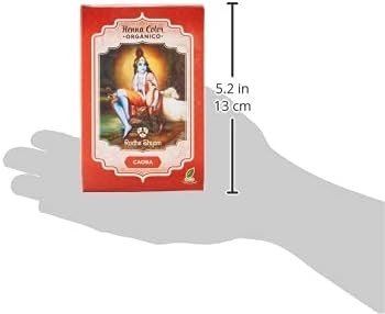 Radhe Shyam Henna Super Caoba Luminoso Polvo 100 g-8