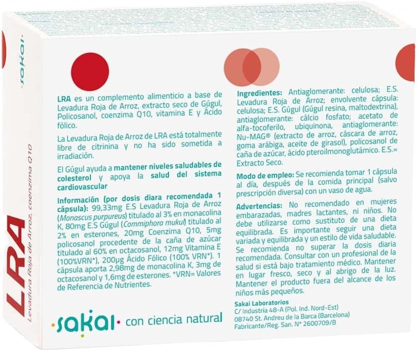 Sakai Levadura Roja Arroz 60 Cápsulas-2