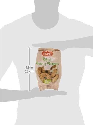 Sanavi Roscos Avena Manzana Bio 150 g-3