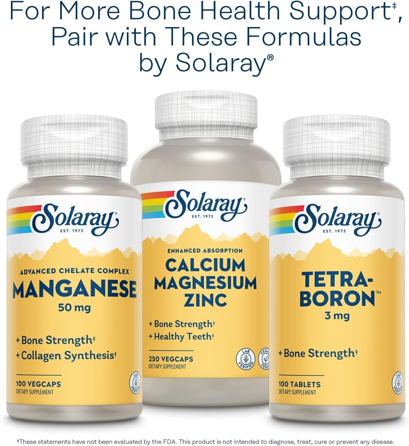 Solaray Vitamina D3 + K2 120 Cápsulas-6