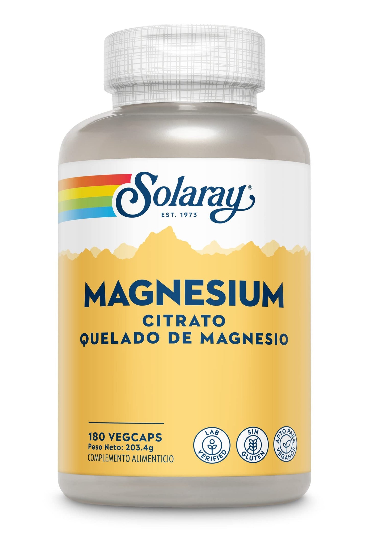 Solaray Citrato de Magnesio 180 Cápsulas-1