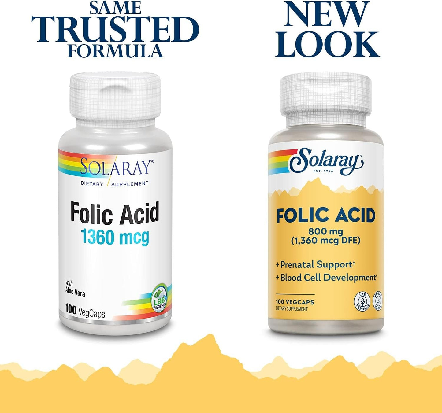 Solaray Acido Fólico 800 mcg 100 Cápsulas-2