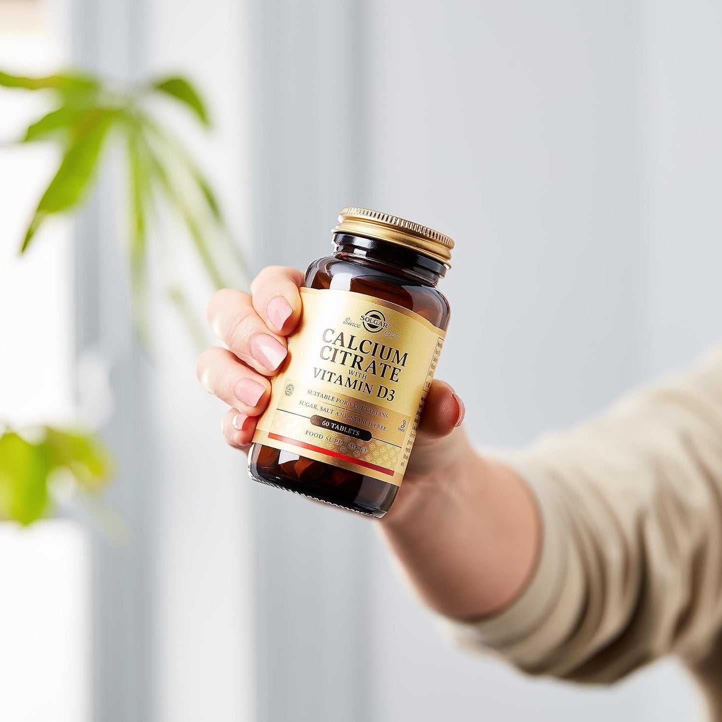 Solgar Citrato de Calcio con Vitamina D3 60 Comprimidos-2