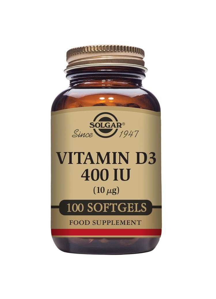 Solgar Vitamina D3 400 UI 100 Cápsulas-1