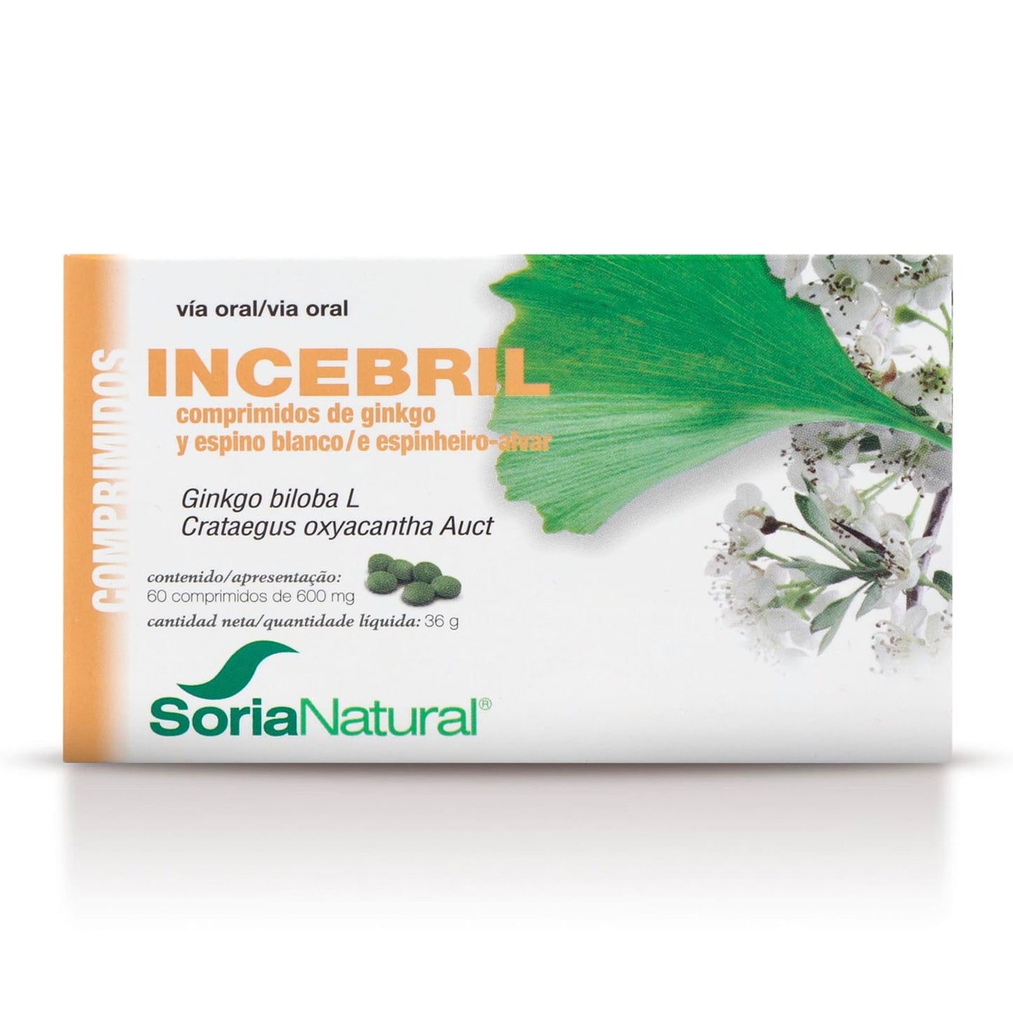 Soria Natural Incebril Ginkgo Espino 60 Comprimidos-1