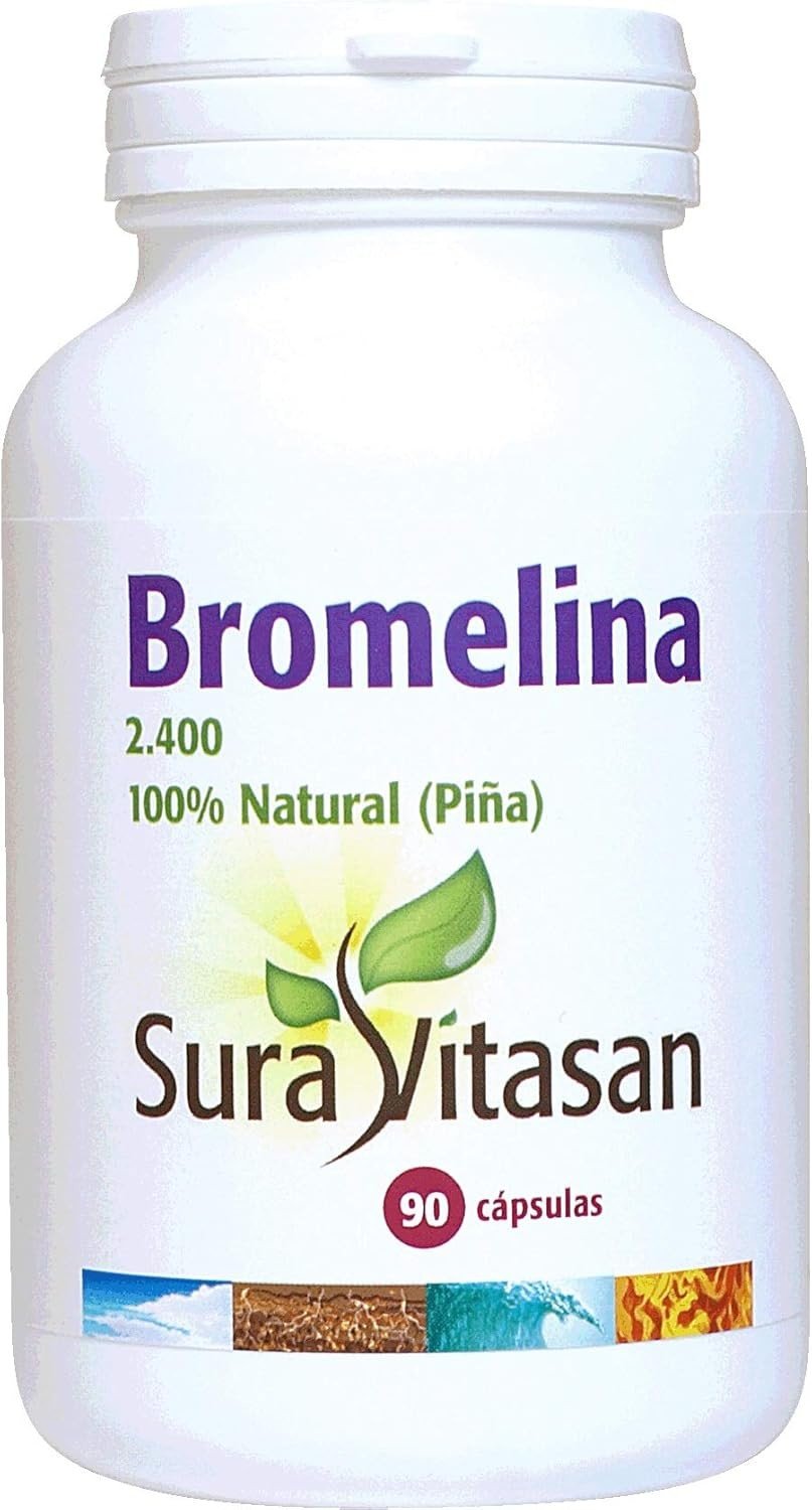 Sura Vitasan Bromelina 90 Cápsulas-2