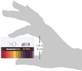 Terpenic Tiras pH 1-14 80 Unidades-4