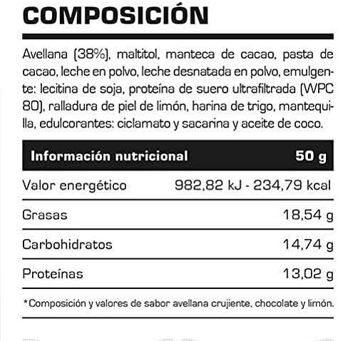 Vitobest Barrita Whey Protein Avellana Chocolate 20 Unidades-3