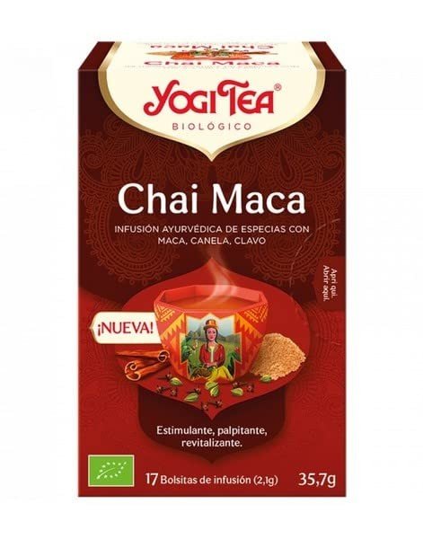 Yogi Tea Maca Chai Organic 17 Sobres-1