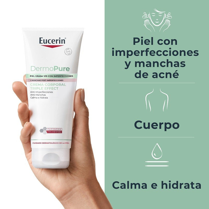 EUCERIN Dermopure Oil Control Crema Corporal Triple Efecto 200ml-4