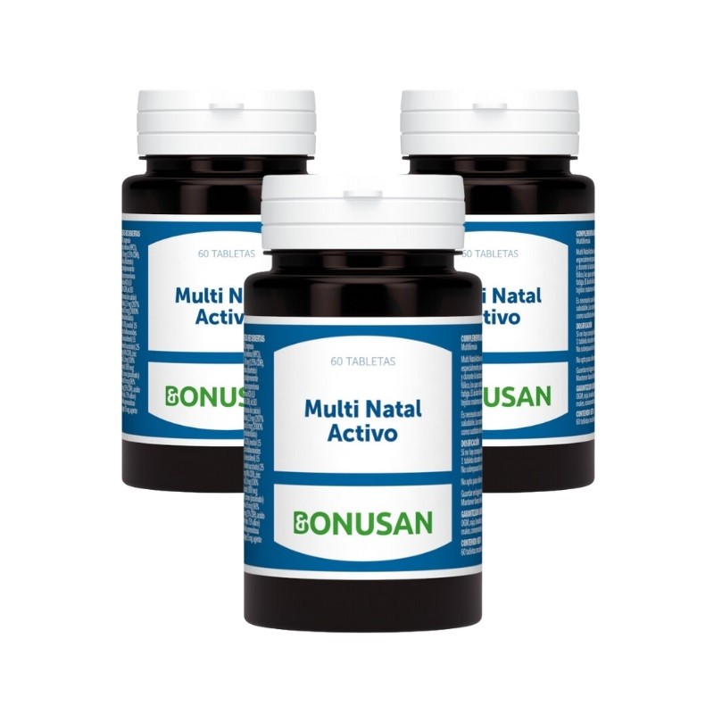 Bonusan Multi Natal Activo【PACK OFERTA 】3x60 Tabletas-1