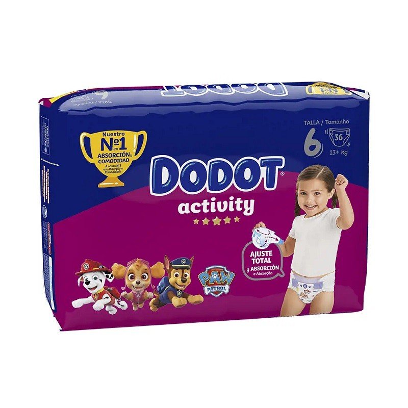 DODOT Activity Talla 6 (+13 kilos) 36 Unidades-1