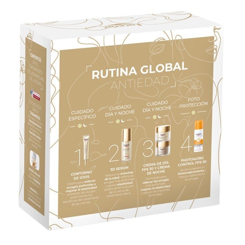 EUCERIN Hyaluron-Filler Elasticity 3D Sérum + Mini Elasticity Día + Mini Elasticity Noche【Pack Navidad】-3