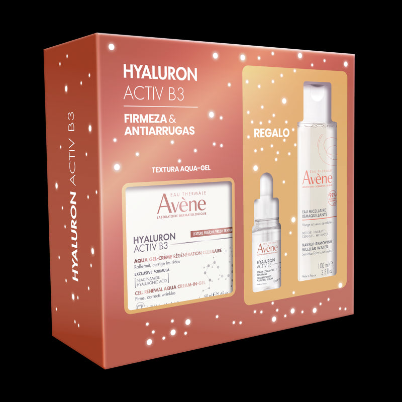 Avène Pack Hyaluron Activ B3 Aqua Gel 50 ml + Sérum 10 ml + Agua Micelar 100 ml-1