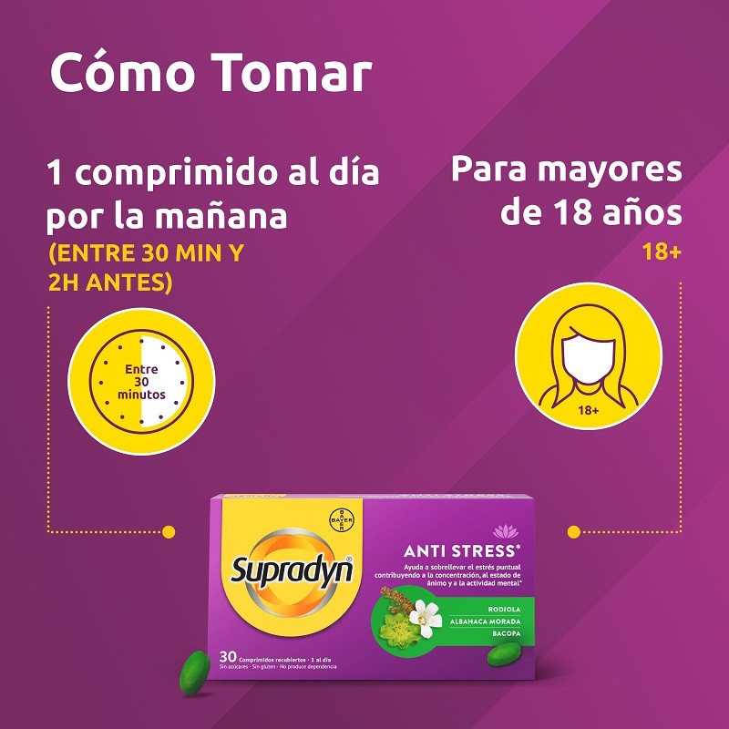 SUPRADYN Anti Stress 30 Comprimidos-3