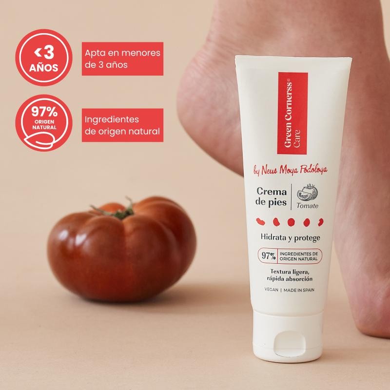 Green Cornerss Care Crema de Pies de Tomate 75 ml-2