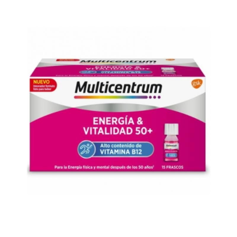 Multicentrum Energía y Vitalidad 50+ 15 Frascos-1