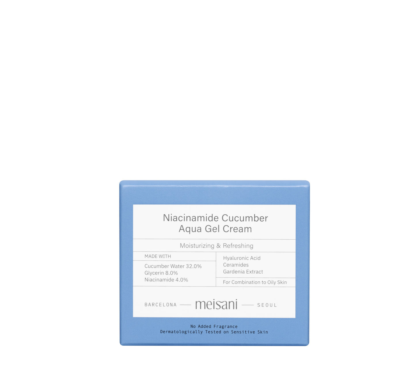 Meisani Niacinamide Cucumber Aqua Gel Cream 50ml-2