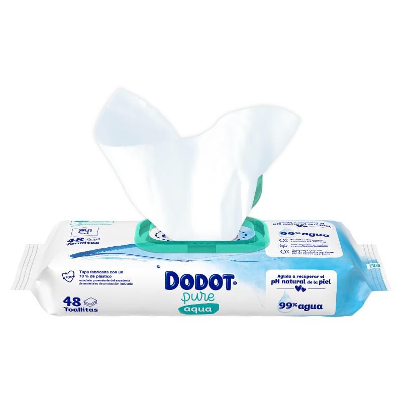 Dodot Toallitas Aqua Plastic Free 3x48 (144 uds)-12