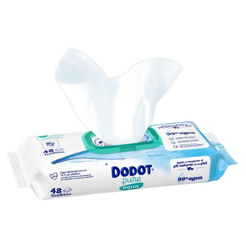 Dodot Toallitas Aqua Plastic Free 3x48 (144 uds)-14