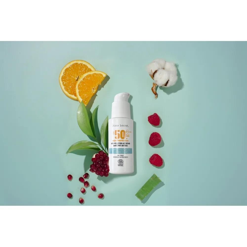 Alma Secret Solar Facial Natural SPF 50 con Ceramidas 50 ml-2