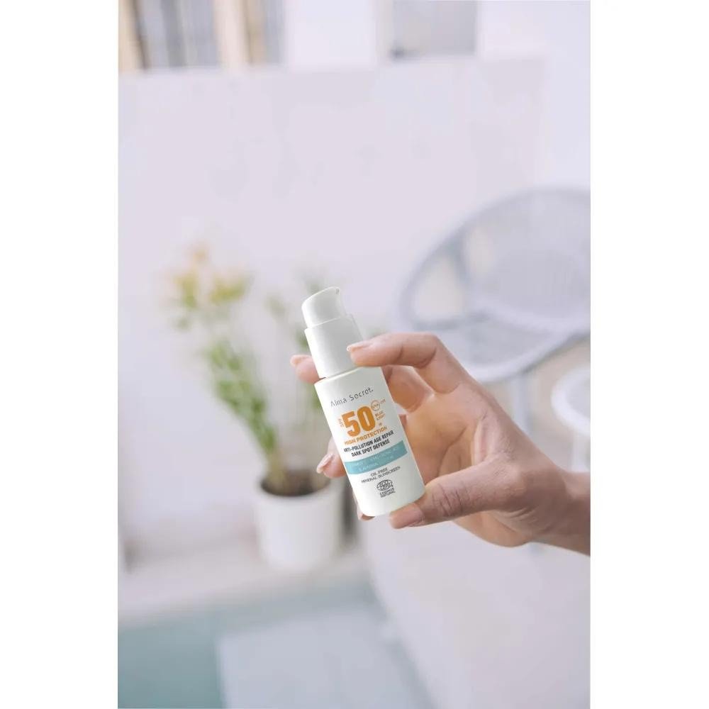 Alma Secret Solar Facial Natural SPF 50 con Ceramidas 50 ml-4