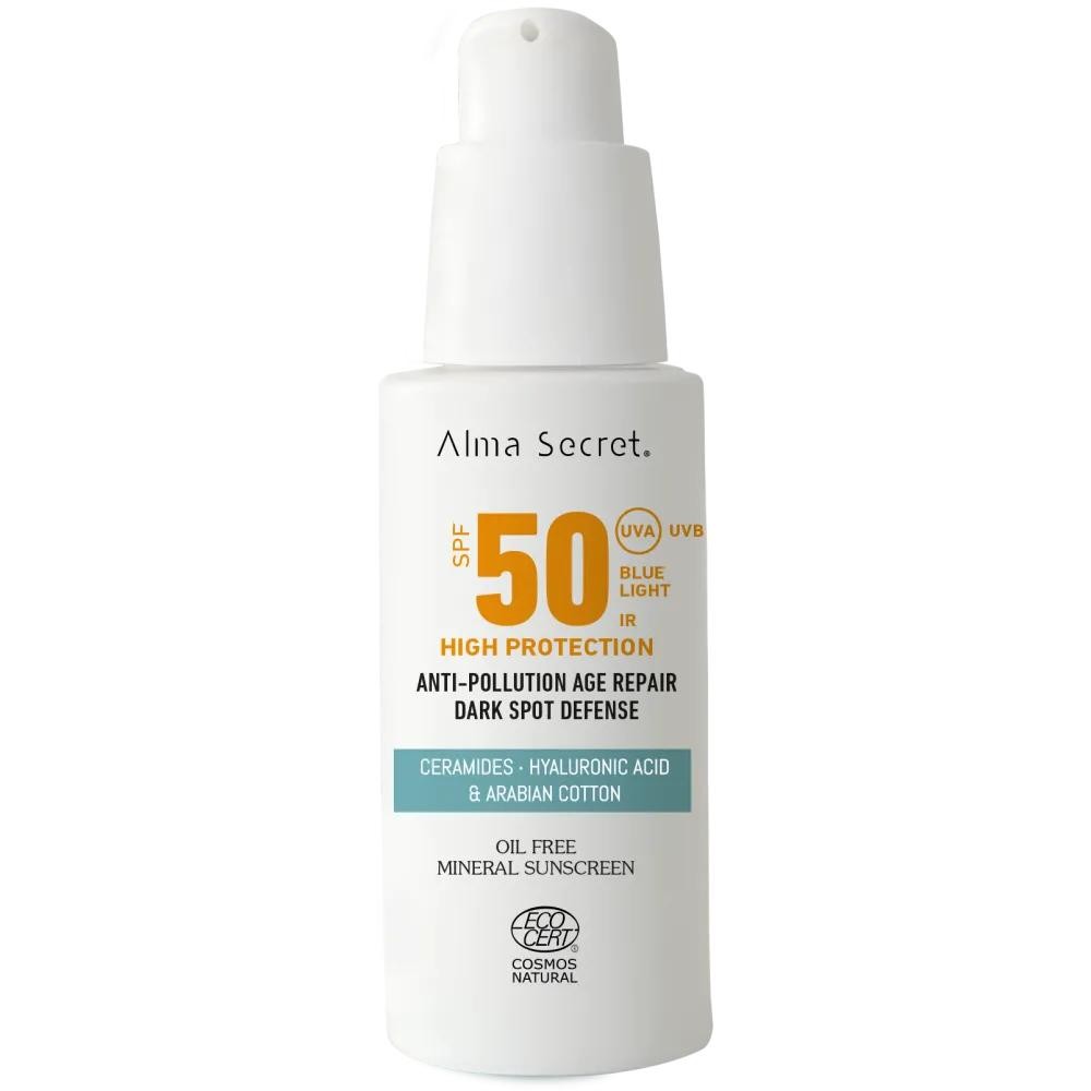 Alma Secret Solar Facial Natural SPF 50 con Ceramidas 50 ml-1