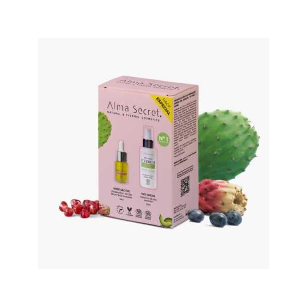 Alma Secret Pack Contorno Ojos Aguacate 30 ml + Sérum Rose Cactus 10 ml-1