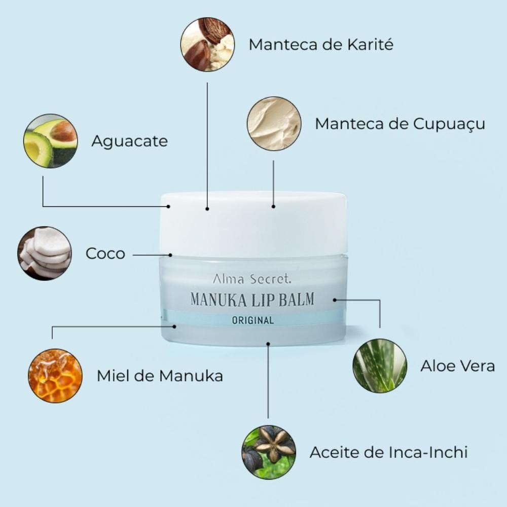 Alma Secret Bálsamo Labial Inca Inchi & Manuka Original 10 ml-4