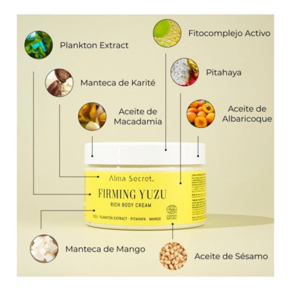 Alma Secret Hidratante Yuzu con Pitahaya, Mango y Borago 250 ml-5