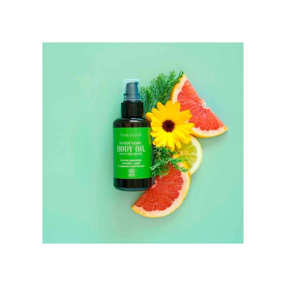 Alma Secret Aceite Varices y Piernas Cansadas con Ciprés, Pomelo & Romero 100 ml-2